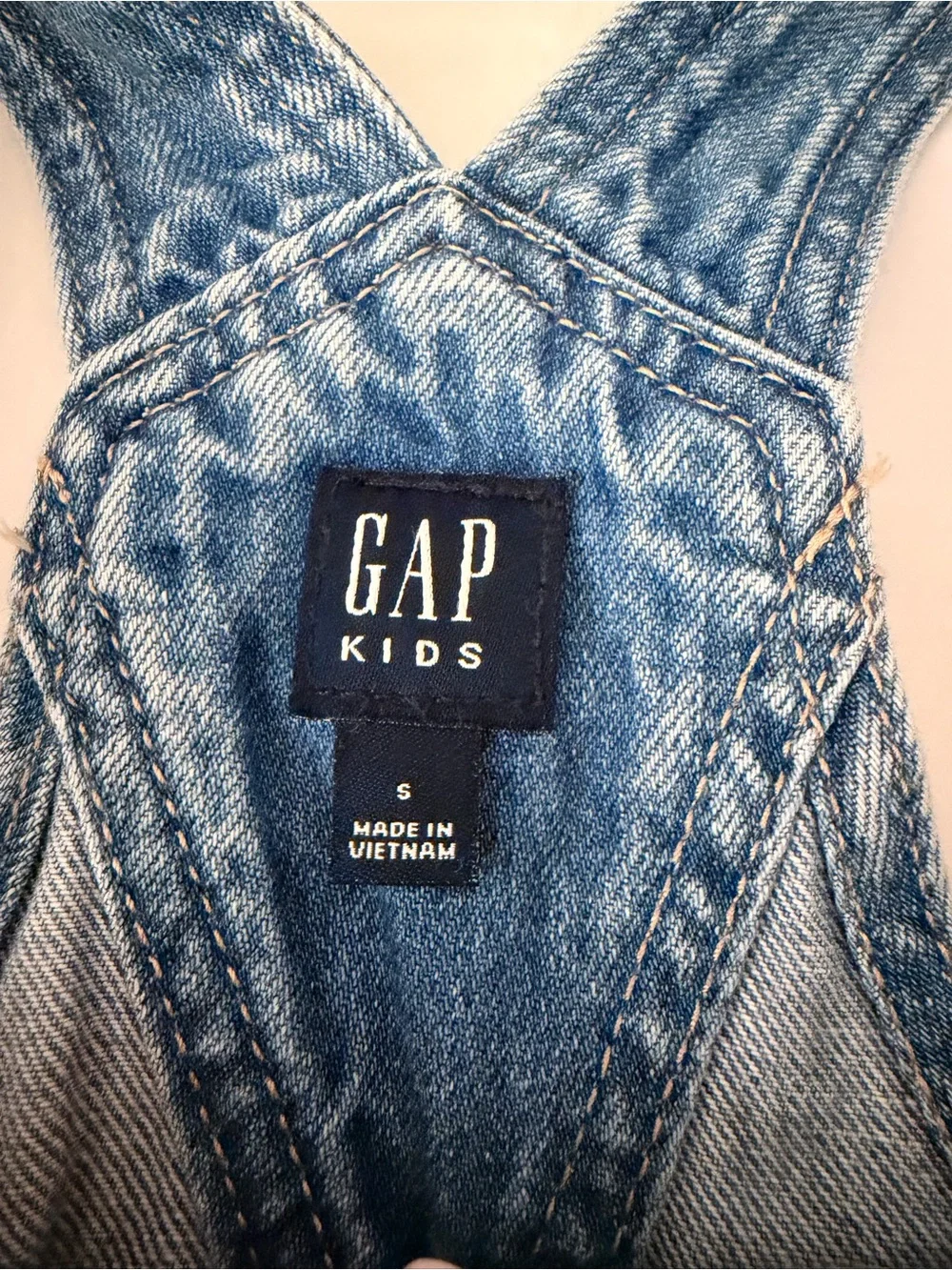 GAPKids Denim Short Overalls